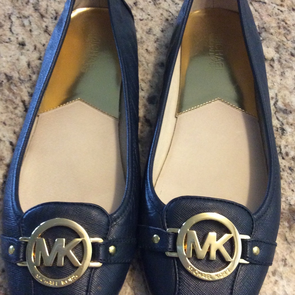 Michael Kors Fulton Moc Navy Size 10